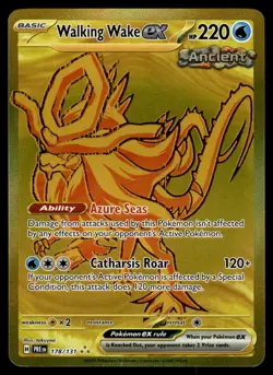 Walking Wake ex Holofoil 178/131 Hyper Rare SV: Prismatic Evolutions Pokemon - Image 1