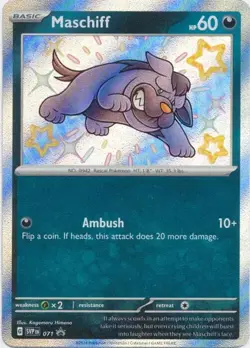 Holo Maschiff - SVP071 Scarlet & Violet Promo Cards Pokemon TCG Nm!! - Image 1