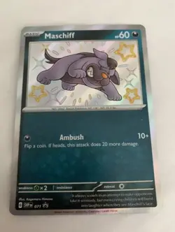 Holo Maschiff - SVP071 Scarlet & Violet Promo Cards Pokemon TCG Nm!! - Image 2