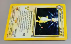 Ampharos # 1/111 Rare Holo Neo Genesis von 2001 Pokemon Deutsch Mint Vintage - Image 4