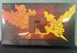 Team Rockets Moltres ex Ultra Premium Collection Pokemon TCG Factory Sealed - Image 1