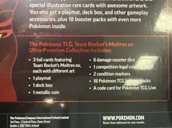 Team Rockets Moltres ex Ultra Premium Collection Pokemon TCG Factory Sealed - Image 3