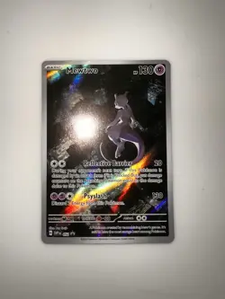 Pokemon TCG Mewtwo SVP 052 Scarlet Violet 151 Black Star Promo Card NM Condition - Image 1