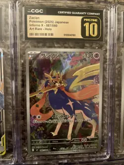 Lot of 5 CGC 10 & CGC 10 Pristine Slabs Pokemon Cards Inferno Miracle Twin Mega - Image 3
