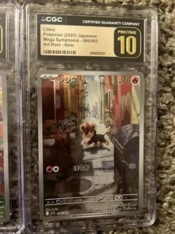 Lot of 5 CGC 10 & CGC 10 Pristine Slabs Pokemon Cards Inferno Miracle Twin Mega - Image 4
