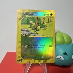 Bellsprout 045/147 Aquapolis Reverse Holo E Reader Pokemon Card - Image 1