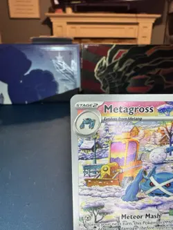 Pokemon TCG Metagross 178/162 Temporal Forces Holo Card Illustration Rare - Image 2