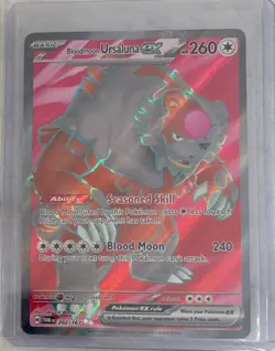 Pokemon Blood Moon Ursaluna EX Full Art Holo Card 216/167 Twilight Masqurade - Image 1