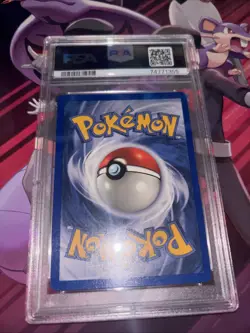 Pokemon TCG Blastoise Base Set Holo Unlimited Rare Card 2/102 PSA 8 - Image 2