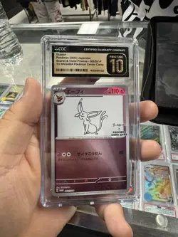 CGC PRISTINE 10 YU NAGABA ESPEON 066/SV-P 2023 JAPANESE POKEMON CARD PROMO TCG - Image 1