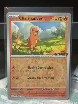 Charmander 004/165 EB Games Stamped Scarlet and Violet Promo Pokemon TCG - Image 1
