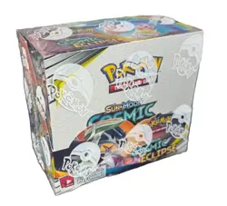 New Factory Sealed Pokemon Cosmic Eclipse Booster Box Factory 36 Packs - Image 1