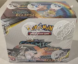 New Factory Sealed Pokemon Cosmic Eclipse Booster Box Factory 36 Packs - Image 2