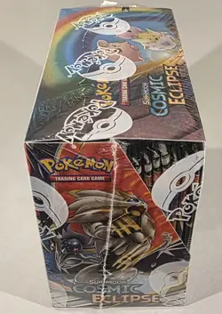 New Factory Sealed Pokemon Cosmic Eclipse Booster Box Factory 36 Packs - Image 3