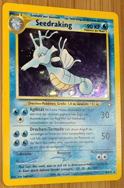 Seedraking # 8/111 Rare Holo Neo Genesis von 2001 Pokemon Deutsch Mint Vintage - Image 4
