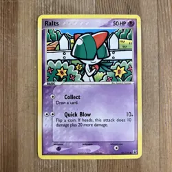 Pokemon TCG Ralts EX Delta Species 81/113 Regular Common MP - Image 1