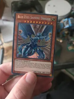 Yu-Gi-Oh! Blue-Eyes Shining Dragon LCKC-EN008 Secret Rare - Image 1