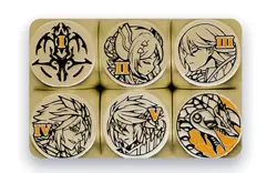 NEW Amanda Lapalme Branded Tales of Ecclesia 2x Dogmatika Dice Yugioh Mana Moon - Image 1