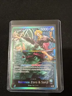 Roronoa Zoro & Sanji ST12-001 Leader - English NM - One Piece CCG - Image 1