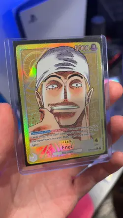 One Piece Card Game Awakening of the New Era Enel OP05-098 Alt Art Leader AA - Image 1