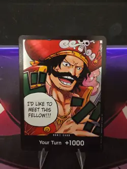 DON !! Card OP13 Gol D. Roger Carrying On His Will One Piece NM - Image 1
