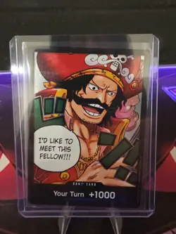 DON !! Card OP13 Gol D. Roger Carrying On His Will One Piece NM - Image 3