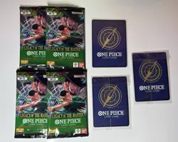 One Piece Card Lot: 4x OP12 Sealed Packs + Perona SR + Sealed Promos (ENG) - Image 2