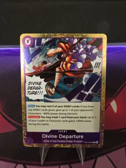 Divine Departure OP13-076 One Piece TCG Carrying on His Will R NM - Image 1