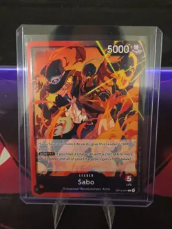 Sabo OP13-004 Leader One Piece TCG Carrying On His Will NM - Image 3