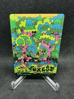 Forest (1949) non foil - Flower Power Secret Lair Ashley Dreyfus MTG - Image 1