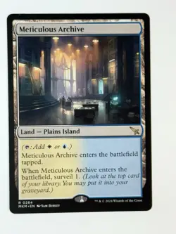 Meticulous Archive (Rare, Murders at Karlov Manor, LP ) MTG Card - Image 1