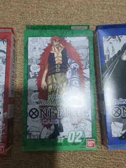 One Piece Card Game TCG: Starter Deck ST-01, ST-02, ST-03, ST-04 All Sealed Lot - Image 3