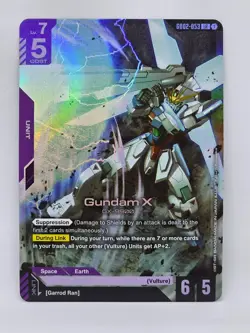 Gundam X (LR) GD02-053 Gundam TCG Card Game - Dual Impact in English - Image 1