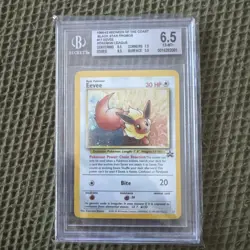 Eevee 11 Black Star Promo Holo Card WOTC Pokemon Tcg Rare Vintage LP - Image 1