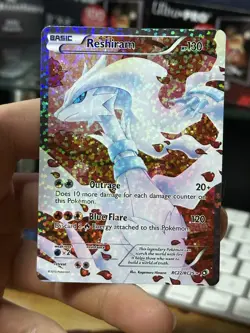 Reshiram RC22/RC25 Legendary Treasures 2013 Full Art Pokemon Card TCG - Image 3