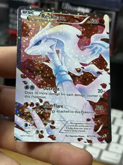 Reshiram RC22/RC25 Legendary Treasures 2013 Full Art Pokemon Card TCG - Image 5