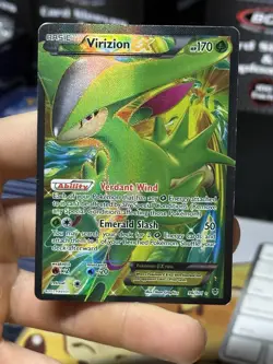 Virizion EX 96/101 Plasma Blast 2013 Full Art Holo Rare Pokemon Card TCG - Image 3