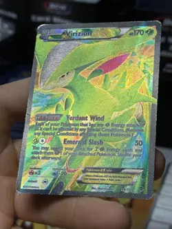 Virizion EX 96/101 Plasma Blast 2013 Full Art Holo Rare Pokemon Card TCG - Image 5