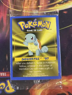 Pokemon: Sealed Game Tip Card] [Kellogg's Canada Cereal Promo (1999) 3 Per Pack - Image 3