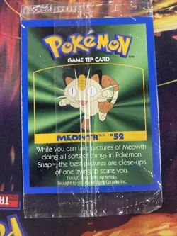 Pokemon: Sealed Game Tip Card] [Kellogg's Canada Cereal Promo (1999) 3 Per Pack - Image 4