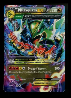 #2 M Rayquaza EX 61/108 XY Roaring Skies 2015 Holo Rare Pokemon Card TCG - Image 1