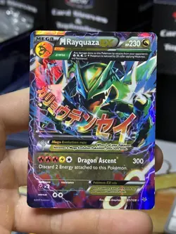 #2 M Rayquaza EX 61/108 XY Roaring Skies 2015 Holo Rare Pokemon Card TCG - Image 3
