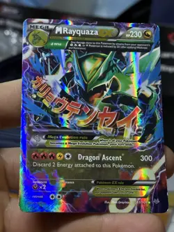 #2 M Rayquaza EX 61/108 XY Roaring Skies 2015 Holo Rare Pokemon Card TCG - Image 5