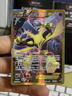 Alakazam EX 125/124 XY Fates Collide 2016 Full Art Secret Pokemon Card TCG - Image 3