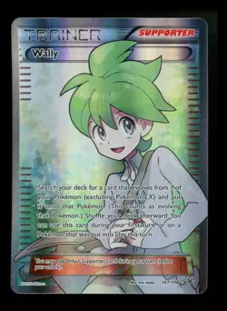 Wally 107/108 Xy Roaring Skies 2015 Full Art Holo Rare Pokemon Card TCG - Image 1