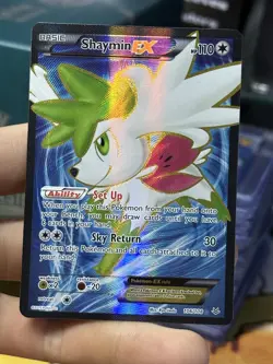 Shaymin EX 106/108 XY Roaring Skies 2015 Full Art Holo Rare Pokemon Card TCG - Image 3