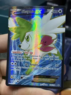 Shaymin EX 106/108 XY Roaring Skies 2015 Full Art Holo Rare Pokemon Card TCG - Image 4