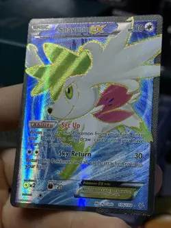 Shaymin EX 106/108 XY Roaring Skies 2015 Full Art Holo Rare Pokemon Card TCG - Image 5