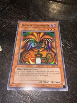 Yu-Gi-Oh! Exodia the Forbidden One LOB-124 Spellcaster Effect Card 1996 Regular - Image 4