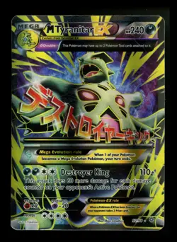 M Tyranitar EX 92/98 XY Ancient Origins 2015 Full Art Holo Pokemon Card TCG - Image 1